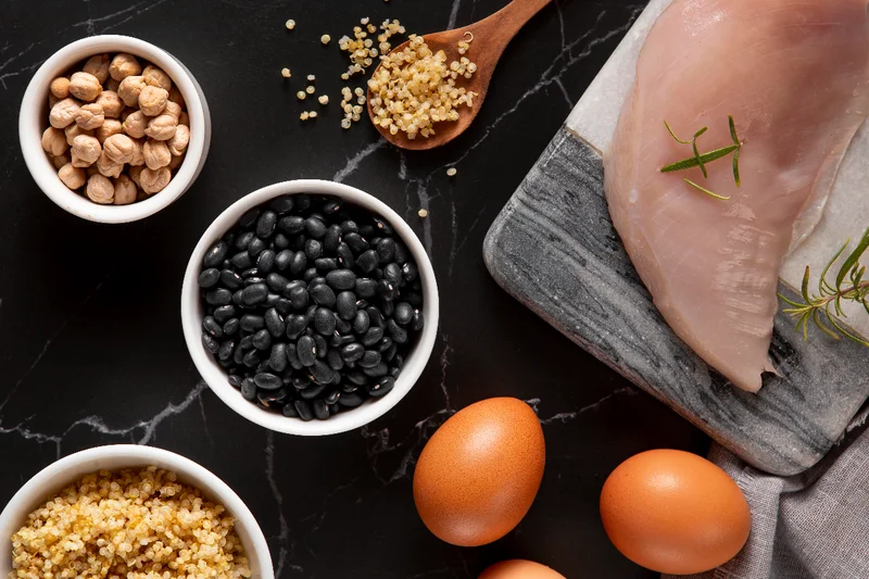 Prato saudável e colorido